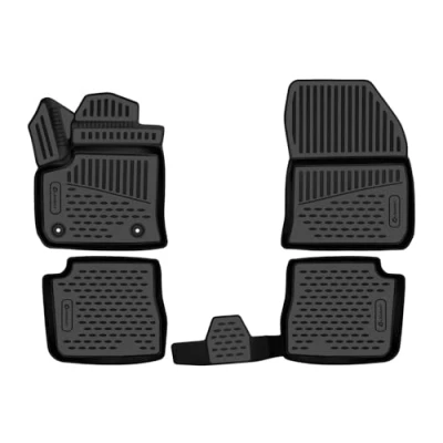Abbildung von ELEMENT Gummimatten Set für Citroen C4 (III) 2020 Heute 100% passgenaue Auto Fußmatten, robuste Universal Fußmatte Auto, Fussmatten Gummi,