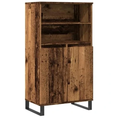Abbildung von vidaXL Highboard Altholz Optik 60x36x110 cm Holzwerkstoff