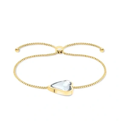 Abbildung von Liebeskind Berlin Heart Armband goldcoloured, Damen, Größe: One Size, Gold/coloured