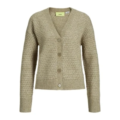 Abbildung von JJXX Jxaden Structure Strickjacke, Damen, Größe: Medium, Kelp