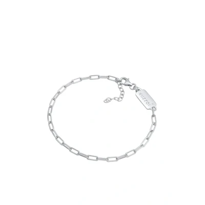 Abbildung von Kuzzoi Basic Chain LOOK Armband, Herren, Größe: 19, Silber