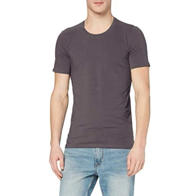 Abbildung von Stedman Clive Crew Neck Rot ringgesponnene Baumwolle Large Herren