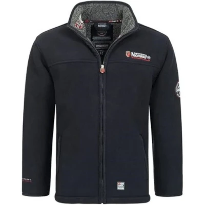 Abbildung von Geographical Norway Fleecejacke Herren Outdoor Jacke brubolt Navy (1 St) Mit Stehkragen