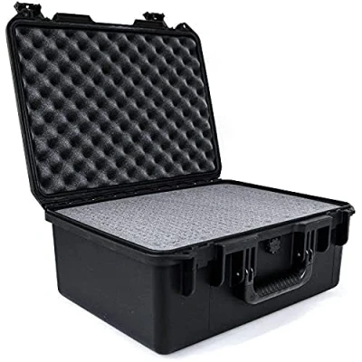 Abbildung von Peli Storm IM2450 Wasserdichter Koffer für Elektronische Geräte, Wasser und Staubdicht, 32L Volumen, Mit Schaumstoffeinlage (anpassbar), Schwarz