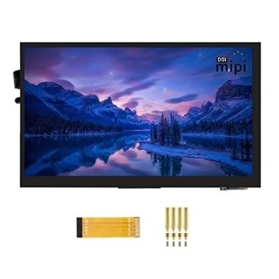 Abbildung von Waveshare 5 Zoll Touchscreen Display für Raspberry Pi DSI LCD Bildschirm 800x480 Monitor 4B 3B+ 3A+ 3B 2B B+ A + CM3/3+ Kompatibel mit Raspbian Ubuntu Kali WIN10 IoT RetroPie