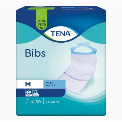 Abbildung von TENA Bibs Schutzserviette medium 46cm 150 Servietten