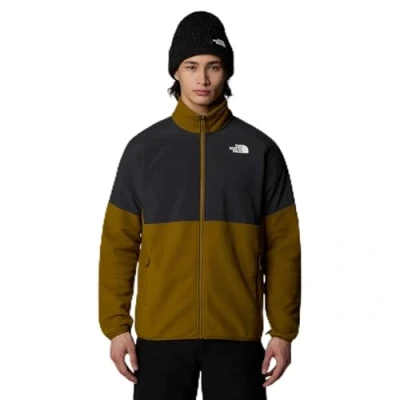 Abbildung von The North Face Glacier Heavyweight FULL ZIP Fleecejacke, Herren, Größe: Small, Moss green/asphalt grey