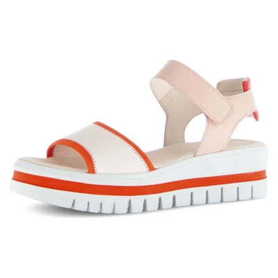 Abbildung von Gabor Plateausandalette, Damen, Größe: 35, Rot Schuhe