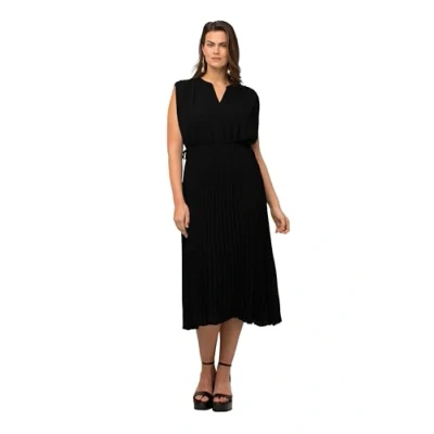 Abbildung von Ulla Popken Freizeitkleid, Damen, Größe: 50, Noir