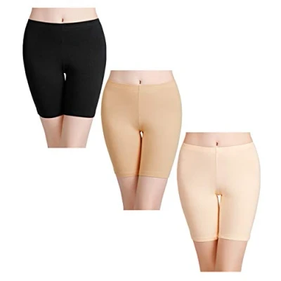 Abbildung von wirarpa Boxershorts Damen 3er Pack Lang Baumwolle Unterwäsche Weich Panties Hosen Unter Kleid Größe 3XL
