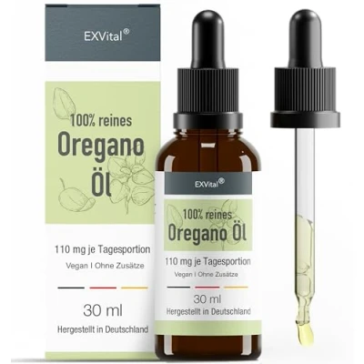 Abbildung von Oregano Öl mit 80% Carvacrol, 100% ätherisches Tropfen, 30 ml