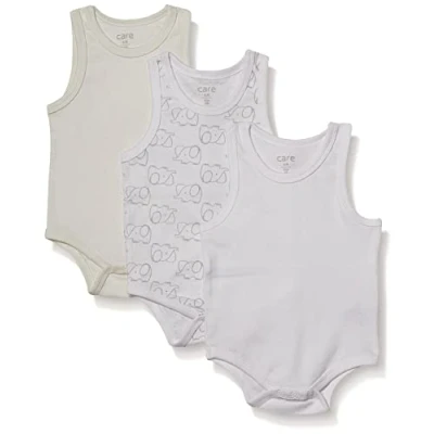 Abbildung von Care Baby Mädchen Ns Aop (3 pack) Body, Offwhite (200), 1 2 Monate EU