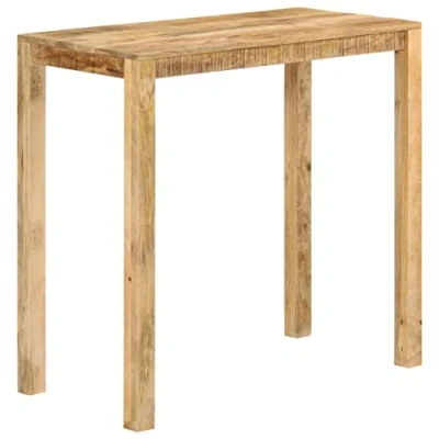 Abbildung von vidaXL Bartisch Bistrotisch Bartresen Stehtisch Tresentisch Partytisch Holztisch Beistelltisch Tisch Bar Bistro 112x55x108cm Massivholz Mango