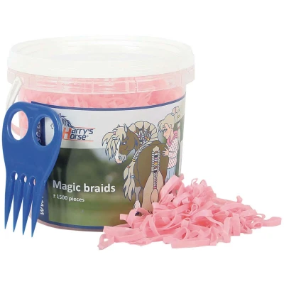 Abbildung von Harry&#039;s Horse Magie zu flechtenn, Topf One Size Rosa