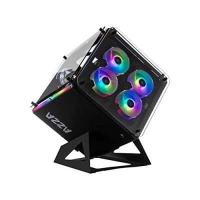 Abbildung von Azza Cube 802 Full Tower schwarz PC Gehäuse (ATX, Micro ATX, Mini ITX)