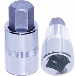Abbildung von PROFITOOL 0X4345508 Kraft Stecknuss 55mm 8 12,5 (1/2&quot;)mm (Zoll) Sechskant