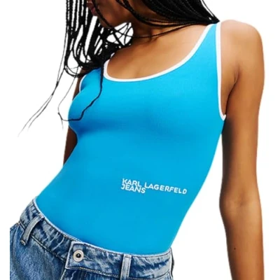 Abbildung von Karl Lagerfeld Jeans Bodysuit Top, Damen, Größe: Medium, Blithe