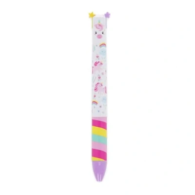 Abbildung von Zweifarbiger Kugelschreiber Einhorn lila pink Click&amp;Clack Legami