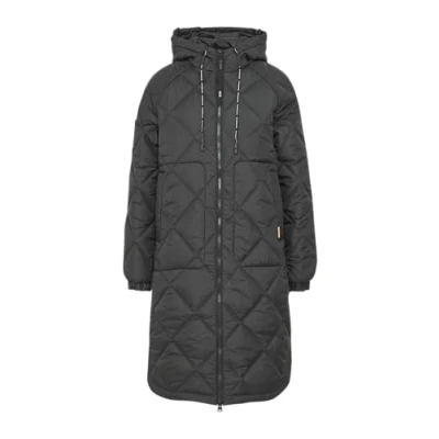 Abbildung von QS MIT PRÄGEMUSTER Wintermantel, Damen, Größe: XS, Schwarz