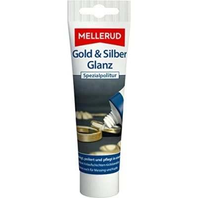 Abbildung von MELLERUD Gold &amp; Silber Glanz Spezialpolitur, 75 ml Flüssigreiniger