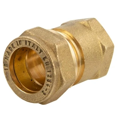 Abbildung von MS Klemmringverbinder, Muffenverschraubung mit Klemmring 15 mm x 3/4 IG