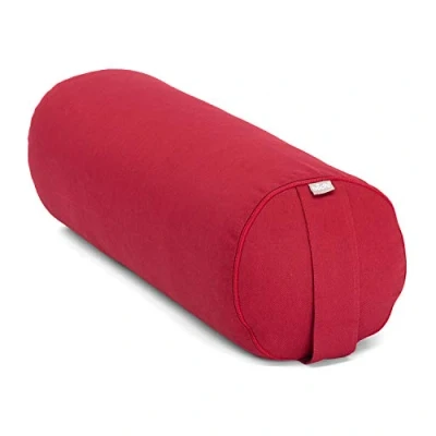 Abbildung von Yoga Bolster (rund) ECO. Füllung KAPOK Bordeaux