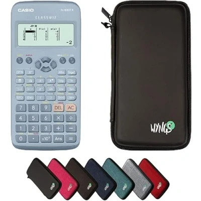 Abbildung von CALCUSO Sparpaket Schwarz mit Taschenrechner Casio FX 83GT X blau (Englisch)