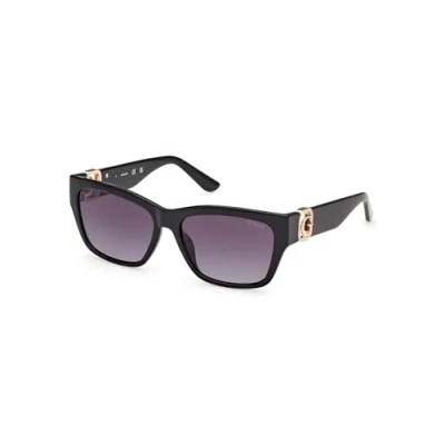Abbildung von GUESS Unisex GU00105 Sonnenbrille, Shiny Black, 56