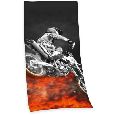 Abbildung von Herding Badetuch &quot;Motocross&quot;, (1 St.), mit tollem Motiv