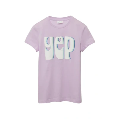 Abbildung von s.Oliver Junior Mädchen 2164726 T Shirt, 4222, 158/164 cm