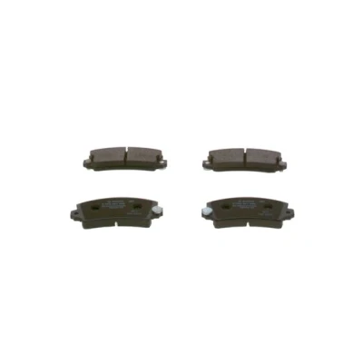 Abbildung von BOSCH 0 986 461 396 Bremsbelagsatz Low Metallic mit integriertem Verschleißsensor Anti Quietsch Blech RENAULT: 4 Kombi, 5 Schrägheck