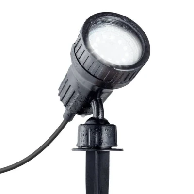 Abbildung von B.K.Licht Gartenstrahler LED Außenleuchte Pflanzenstrahler Wegbeleuchtung Außen IP44 BKL1000, wechselbar, Warmweiß, 3000K Wandstrahler schwarz schwenkbar GU10 3W 250lm Garten Terrasse