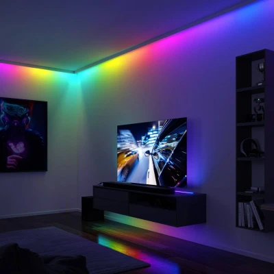 Abbildung von Paulmann LED Streifen Dynamic Rainbow RGB 5m 10,5W 60LEDs/m 15VA, 1 flammig