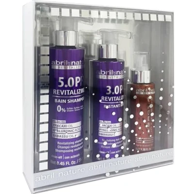 Abbildung von abril et nature Professionelles Haarpflege Set Color Prolongado Schützt und verstärkt Ihre Farbe Shampoo , Maske Serum für coloriertes oder gesträhntes Haar Brillanteffekt 550 ml