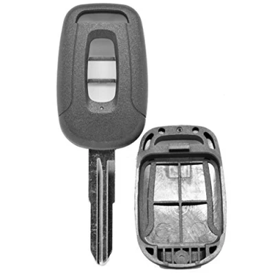Abbildung von Auto Schlüssel Funk Fernbedienung 1x Gehäuse + fest eingegossener Rohling kompatibel mit Chevrolet/Opel