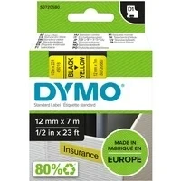Abbildung von Dymo Label manager 12mmx7m tape schwarz on gelb S0720580