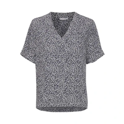 Abbildung von Fransa Frvarilli 2 Blouse Bluse, Damen, Größe: Small, Navy blazer mix