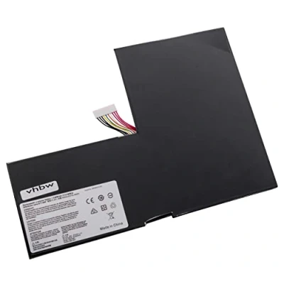 Abbildung von vhbw 1x Akku kompatibel mit MSI GS60 2PE 280CN, 2PC 279XCN, 010CN, GS60, 16H2 Notebook (4640 mAh, 11,4 V, Li Polymer)