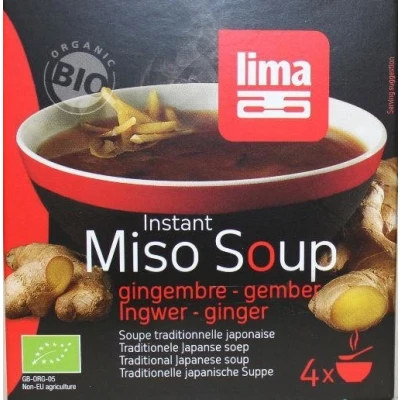 Abbildung von LIMA Instant Miso Suppe Ingwer, 3er Pack (3 x 60 g)