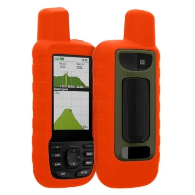 Abbildung von kwmobile Hülle kompatibel mit Garmin GPSMAP 66sr / 67 Schutzhülle für GPS Handgerät in Orange