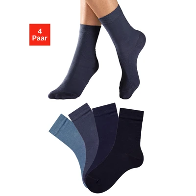 Abbildung von H.I.S Socken, (Packung, 4 Paar), in unterschiedlichen Farbzusammenstellungen