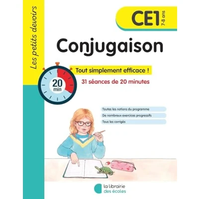 Abbildung von Les petits devoirs Conjugaison CE1: Tout simplement efficace ! 31 séances de 20 minutes