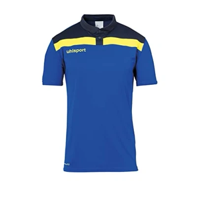 Abbildung von uhlsport Kinder Offense 23 Polo, azurblau/Marine/limonenge, 152