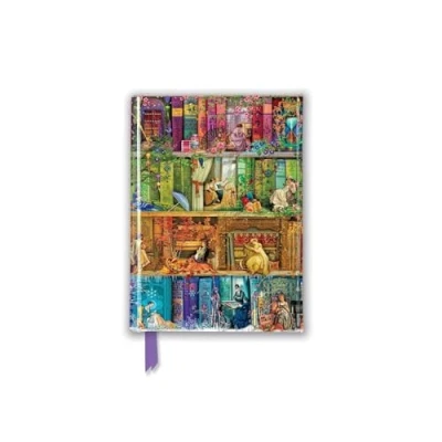 Abbildung von Premium Notizbuch DIN A6: Aimee Stewart, Bücherregal Carpe Diem: Unser hochwertiges, liniertes Blankbook mit festem, künstlerisch geprägtem Einband ... A 6 Magnetverschluss)