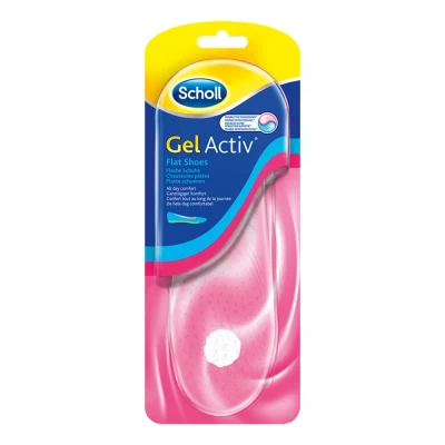 Abbildung von Scholl Einlegesohlen GelActiv Für flache, schmale Schuhe, Schuhe