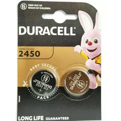 Abbildung von 2 x Duracell CR 2450 Lithium (1 Blister mit Batterien) Batterien