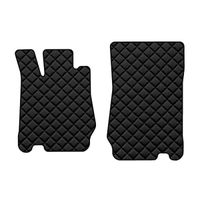 Abbildung von F CORE Fußmatten vordere Autos für Mercedes Class SL R230 10.01 12.08 Cabrio SCHWARZ