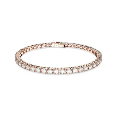 Abbildung von Swarovski Matrix Unisex Armband Rose goldcoloured, Größe: Small, gold coloured