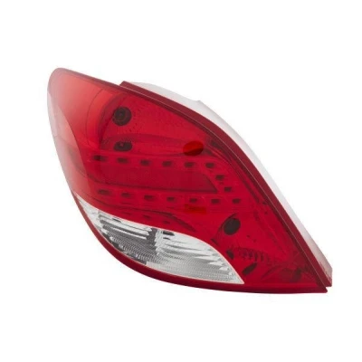 Abbildung von HELLA 2VA 354 673 011 Rückleuchte links LED, P21W, PY21W, R10W 12 ohne Glühlampen mit Lampenträger PEUGEOT: 207 Schrägheck