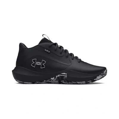 Abbildung von Under Armour Unisex UA Lockdown 7 Basketball Schuhe, Black/Black/Metallic Silver, 40 EU